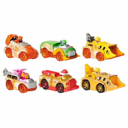 Paw Patrol Spin Master Spark True Metal Toy Cars Metal Multicolored 6 pc 6059232